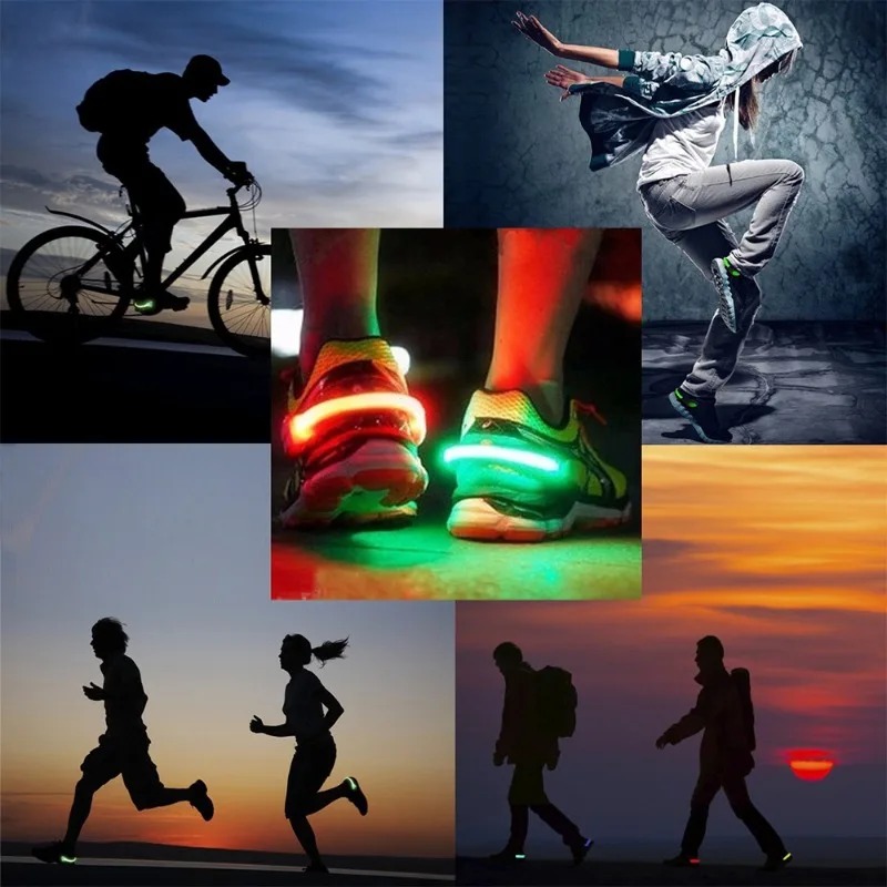 2024 Luce luminosa per clip pe - Reflective Night Running Shoes recensione e prezzo